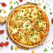 Creamy Corn Cheese Pizza