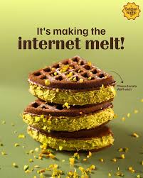 Choco Kunafa Waffle