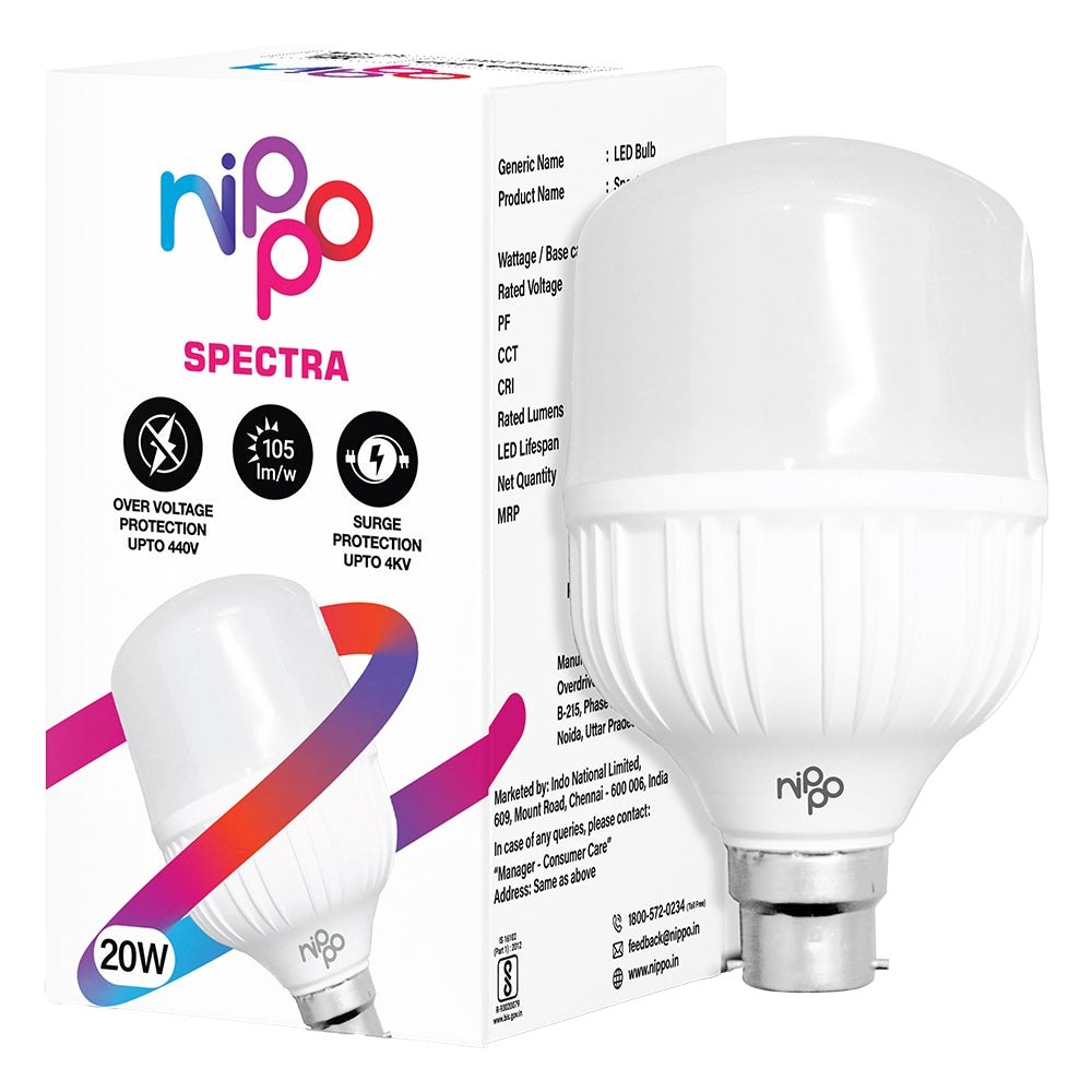 Nippo Spectra LED Bulb - 20 W : 1 Unit