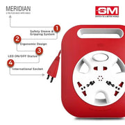GM Meridian 2 Pin 5 Meter Flex Box - Red : 1 Unit