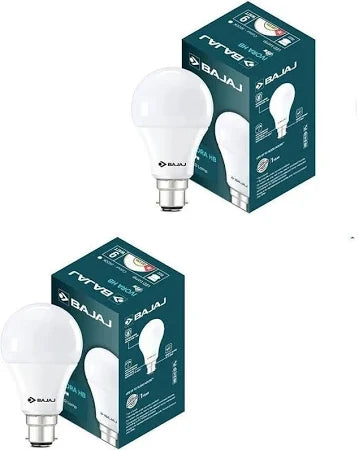 Bajaj Ivora Plus Base B22 White LED Bulb - 9 Watts : 1 Unit